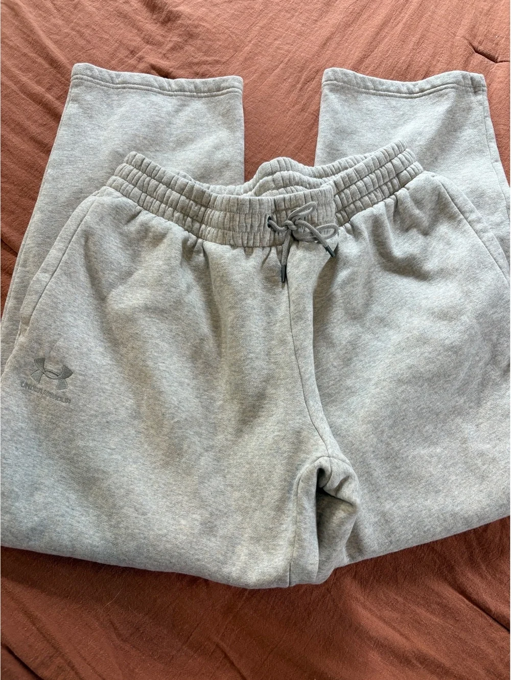 Under Armour Men's XL Tan/ Gray Fleece Sweatpants
